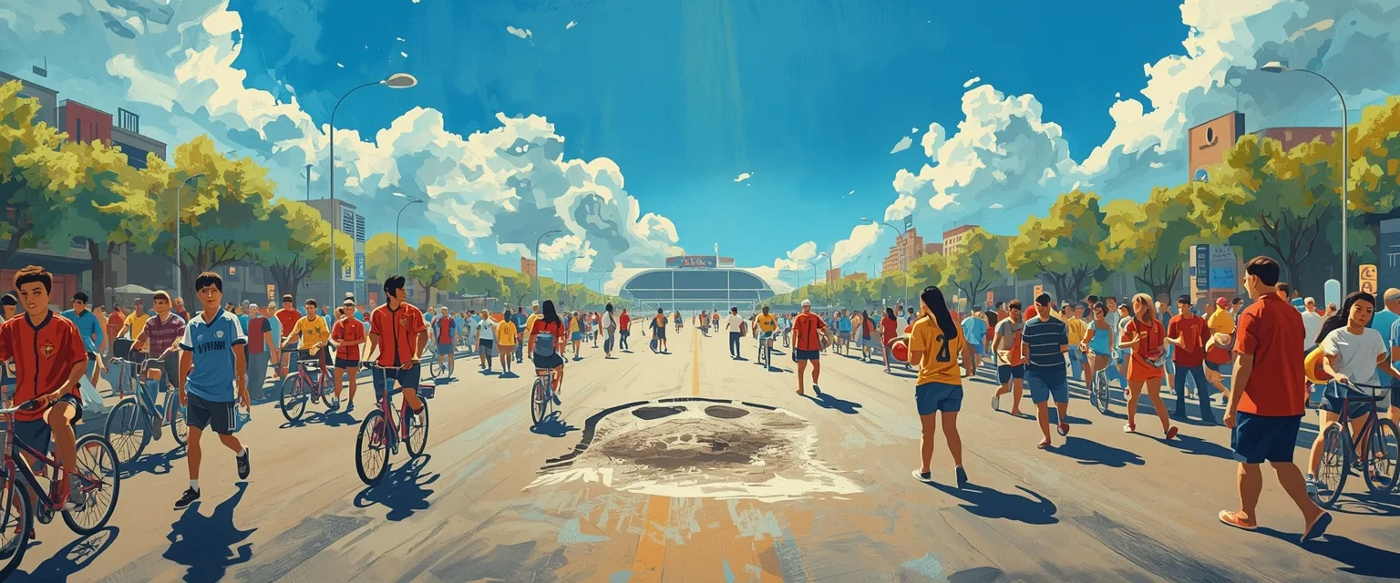 The day's cover: one painted scene made from today's pieces