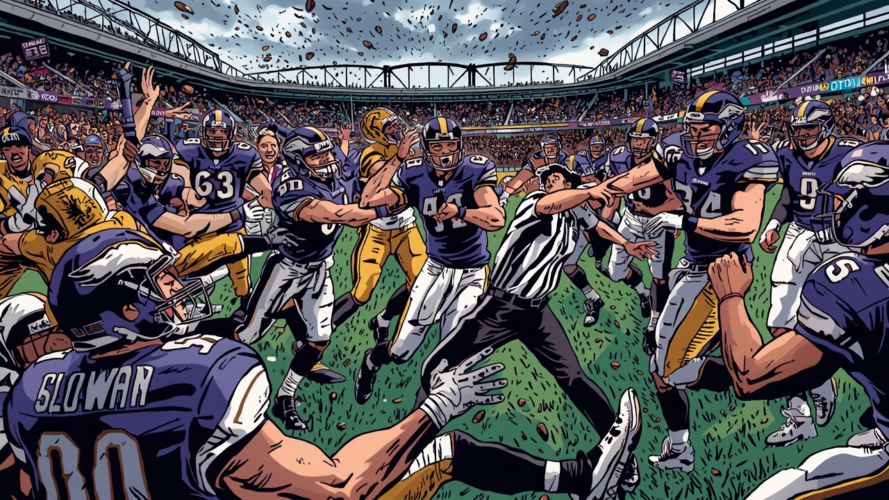Brawl erupts on opening kickoff in London NFL game