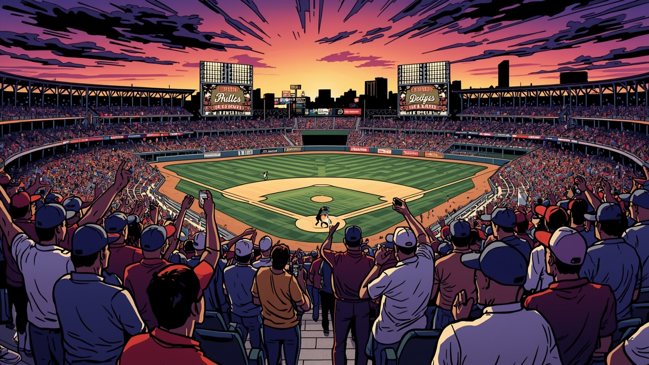 Phillies and Dodgers set postseason streak record